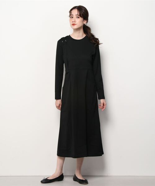 DROIT BELLO(ドロイトベロ)の「DROIT BELLO (ドロイトベロ)スビンレイヤードワンピース(ワンピース・レディース・ブラック/オリーブ・FREE)」の10枚目の写真