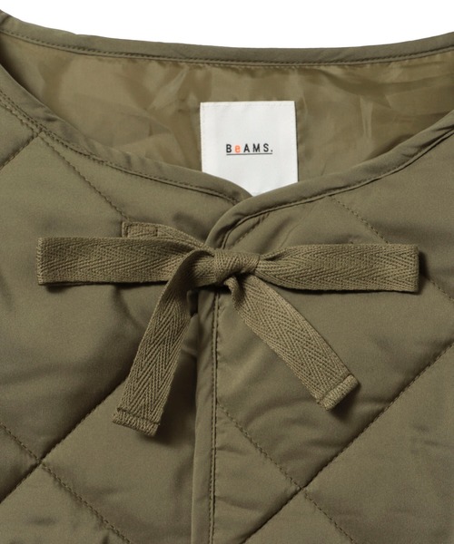 BeAMS DOT（ビームスドット）の「BeAMS DOT / キルティング アウター（ブルゾン・レディース・オフホワイト/オリーブ/ブラック/ホワイト系その他7・FREE）」の12枚目の写真