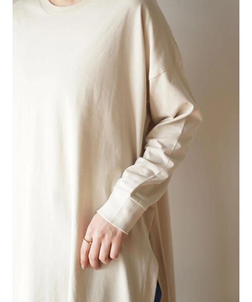 AMERICAN HOLIC（アメリカンホリック）の「サイドスリットカットワンピース（ワンピース・レディース・ブラウン/ブラック/カーキ/アイボリー・L/M）」の8枚目の写真