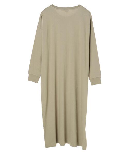 AMERICAN HOLIC（アメリカンホリック）の「サイドスリットカットワンピース（ワンピース・レディース・ブラウン/ブラック/カーキ/アイボリー・L/M）」の16枚目の写真