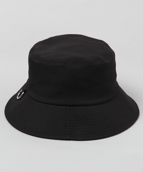 HARE（ハレ）の「ロングブリムRINGバケハ(HARE)（ハット・メンズ・ブラック/ブラック系その他・FREE）」の4枚目の写真