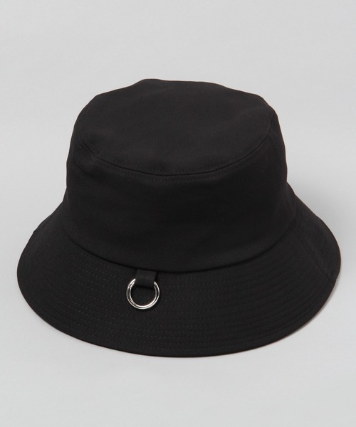 HARE（ハレ）の「ロングブリムRINGバケハ(HARE)（ハット・メンズ・ブラック/ブラック系その他・FREE）」の5枚目の写真