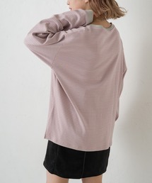 Kastane | 配色ルーズボーダーロンT(Tシャツ/カットソー)