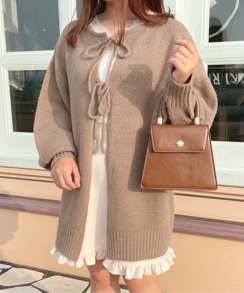 apres jour(アプレジュール)の「2WAYリボンニット【ZOZOTOWN限定アイテム】【9PO】(ニット/セーター・レディース・モカ/アイボリー/ライトブルー/ライトピンク・X-LARGE/フリー)」の20枚目の写真