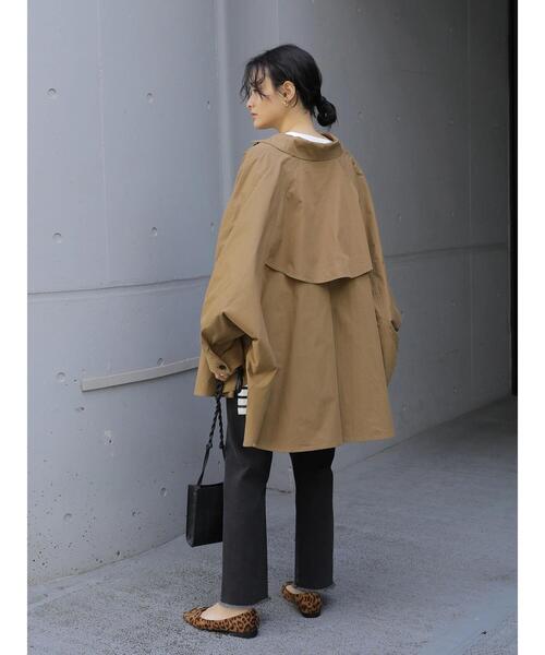 22SS✨ MEME RODE ポンチョ風 トレンチコート 2way XL セール】ポンチョ風トレンチコート（トレンチコート）｜AMERICAN