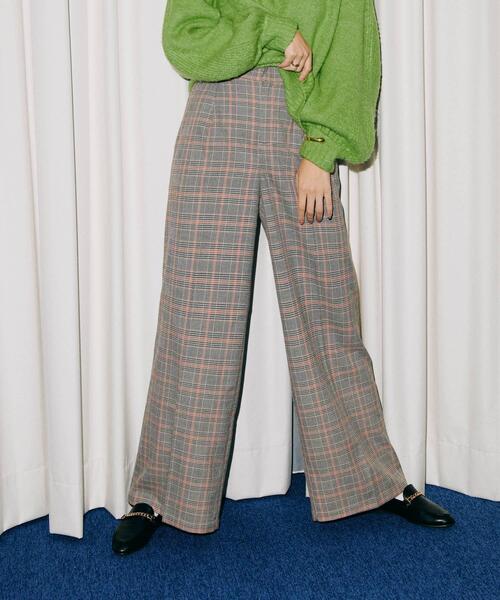 THE SHOP TK (ザ ショップ ティーケー )の「◆タックワイドパンツ(その他パンツ・レディース・グリーン系その他3/チャコール/ブラック系1/オレンジ系その他3/ベージュ系その他5・14/13/12/11)」の5枚目の写真