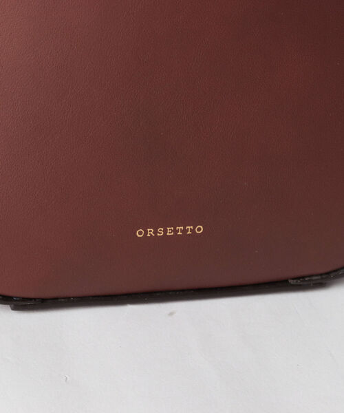 ORSETTO(オルセット)の「【ORSETTO/オルセット】【WEB限定】SLOPEワンハンドルバッグ(トートバッグ・レディース・ブラック/ブラウン・FREE)」の3枚目の写真