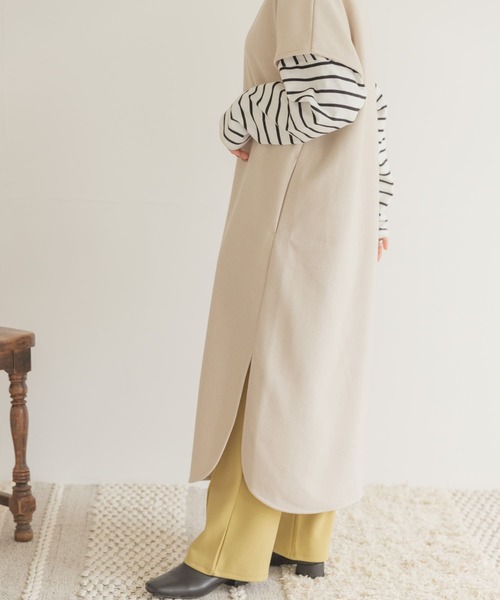 ITEMS URBANRESEARCH（アイテムズ アーバンリサーチ）の「カフタンワンピース（ワンピース・レディース・ベージュ/ブラウン・FREE）」の9枚目の写真