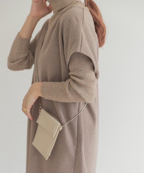 ITEMS URBANRESEARCH（アイテムズ アーバンリサーチ）の「カフタンワンピース（ワンピース・レディース・ベージュ/ブラウン・FREE）」の14枚目の写真