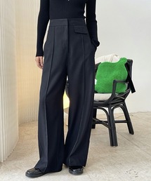【chuclla】【2021/AW】Center seam wide pants chw21a104