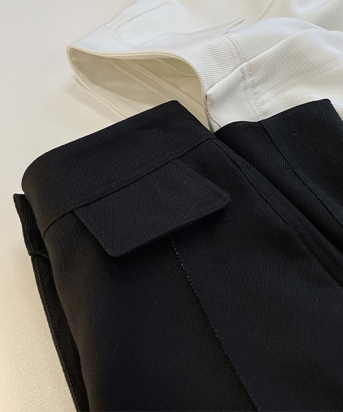 chuclla（チュクラ）の「【chuclla】【2021/AW】Center seam wide pants chw21a104（スラックス・レディース・ブラック・S/L/M）」の18枚目の写真