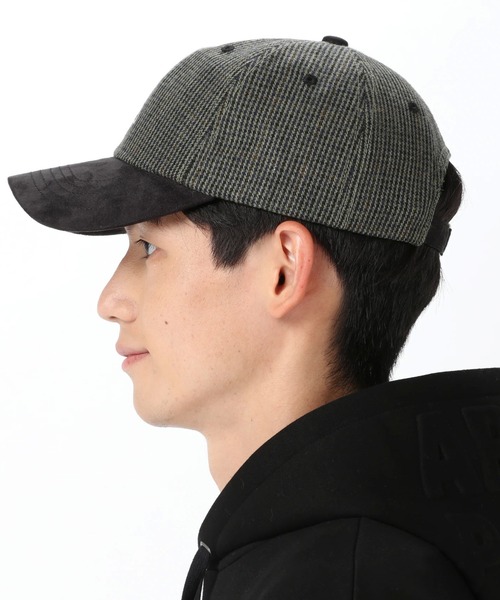 Arnold Palmer（アーノルドパーマー）の「カレッジロゴ シェアツィードキャップ（キャップ・レディース・ブラウン系その他/ブラック系その他/グレー系その他・ﾌﾘ-）」の10枚目の写真