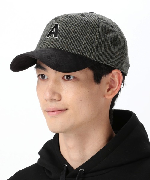 Arnold Palmer（アーノルドパーマー）の「カレッジロゴ シェアツィードキャップ（キャップ・レディース・ブラウン系その他/ブラック系その他/グレー系その他・ﾌﾘ-）」の16枚目の写真