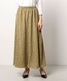 Lugnoncure | 枝葉柄マーメイドギャザースカート(スカート)