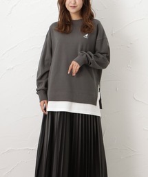 KANGOL カンゴール フェイクレイヤード裏毛スウェットトレーナー