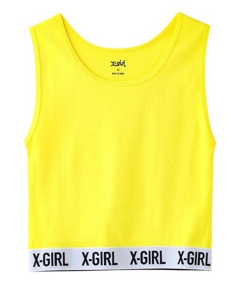 X-girl（エックスガール）の「LOGO TANK TOP（タンクトップ）」 - WEAR