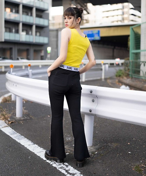 X-girl（エックスガール）の「LOGO TANK TOP（タンクトップ）」 - WEAR