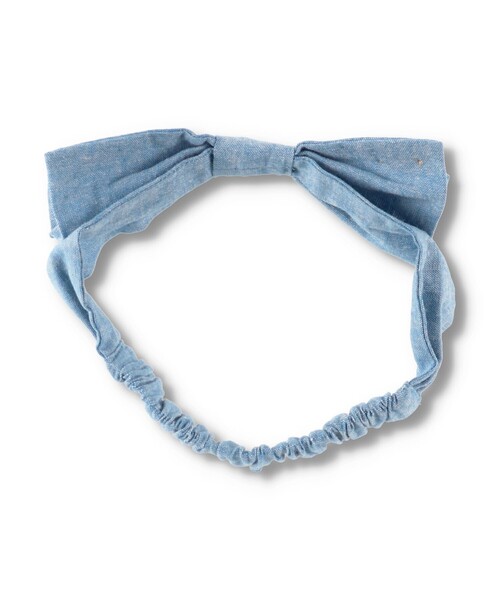 BRANSHES(ブランシェス)の「ダンガリー/ギンガムヘアバンド(ヘアバンド・キッズ・ブラック/ブルー・FREE)」の9枚目の写真