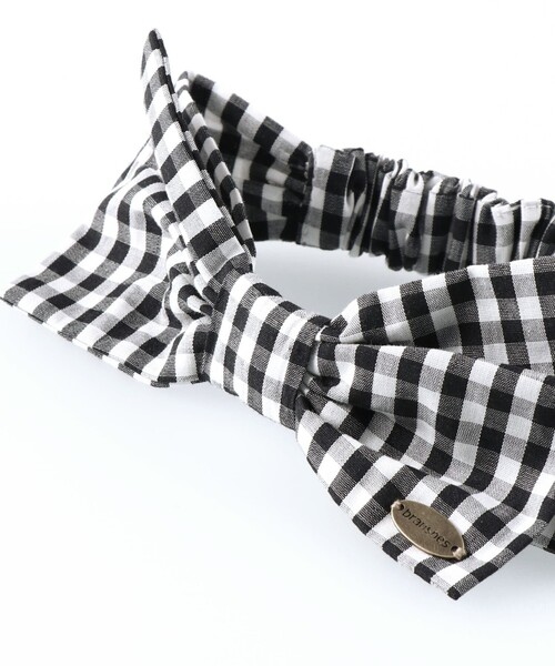 BRANSHES(ブランシェス)の「ダンガリー/ギンガムヘアバンド(ヘアバンド・キッズ・ブラック/ブルー・FREE)」の10枚目の写真