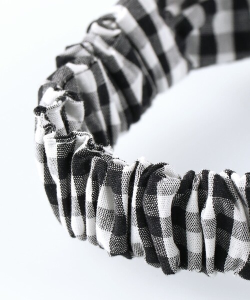 BRANSHES(ブランシェス)の「ダンガリー/ギンガムヘアバンド(ヘアバンド・キッズ・ブラック/ブルー・FREE)」の8枚目の写真