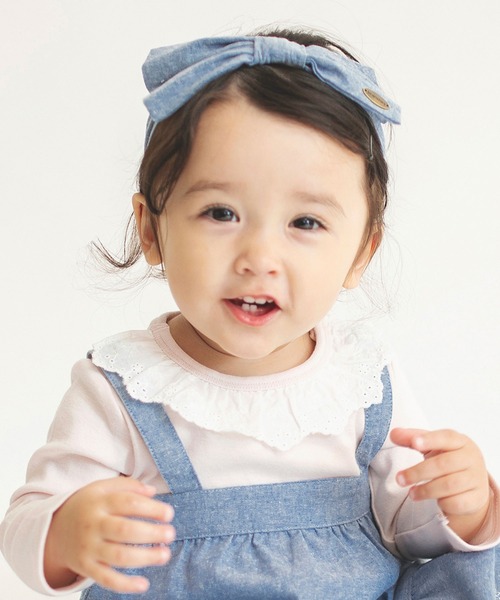 BRANSHES(ブランシェス)の「ダンガリー/ギンガムヘアバンド(ヘアバンド・キッズ・ブラック/ブルー・FREE)」の17枚目の写真