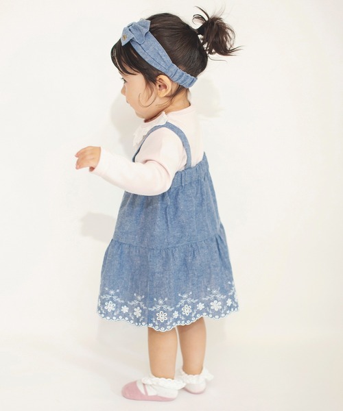 BRANSHES(ブランシェス)の「ダンガリー/ギンガムヘアバンド(ヘアバンド・キッズ・ブラック/ブルー・FREE)」の21枚目の写真