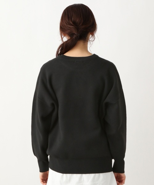 LEPSIM（レプシィム）の「12ゲージジャガードロゴプルオーバー　260756（ニット/セーター・レディース・ブラック/グリーン・FREE）」の7枚目の写真