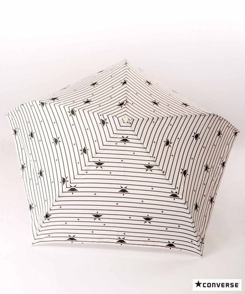 CONVERSE（コンバース）の「CONVERSE 雨晴兼用折りたたみ傘（折りたたみ傘・レディース・D/B/F/A/E・55）」の4枚目の写真