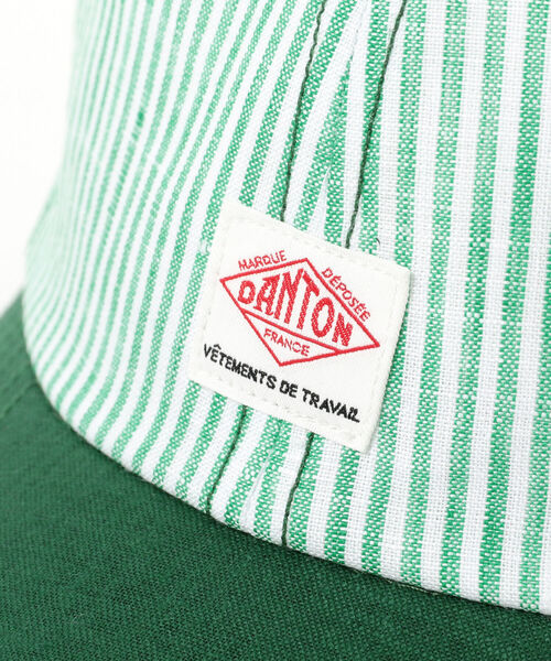 DANTON（ダントン）の「DANTON × BEAMS / 別注 2 Tone Cap（キャップ・メンズ・ブラック/ネイビー/グリーン・ONE SIZE）」の7枚目の写真