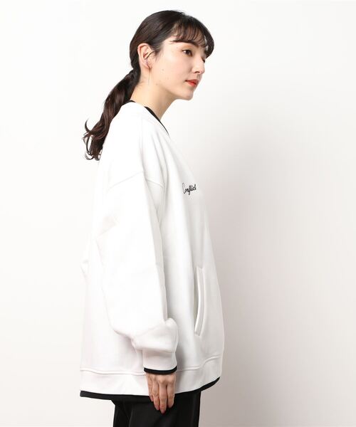 ENVYM(アンビー)の「オーバーサイズスタジャン(スタジャン・レディース・ホワイト/ブラック・FREE)」の18枚目の写真