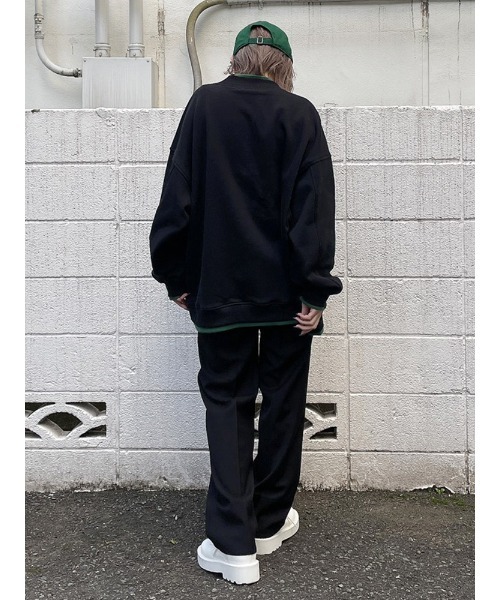 ENVYM(アンビー)の「オーバーサイズスタジャン(スタジャン・レディース・ホワイト/ブラック・FREE)」の6枚目の写真