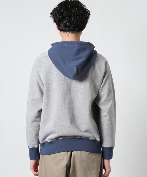 RIDING HIGH（ライディングハイ）の「【RIDAY SUPPLY】レトロ フィット 杢 フーディ パーカー（スウェット・メンズ・アイボリー/グレー・MEDIUM/LARGE）」の21枚目の写真