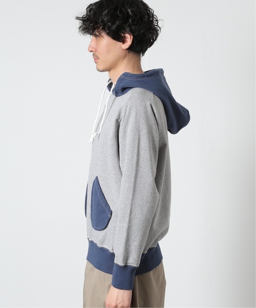 RIDING HIGH（ライディングハイ）の「【RIDAY SUPPLY】レトロ フィット 杢 フーディ パーカー（スウェット・メンズ・アイボリー/グレー・MEDIUM/LARGE）」の5枚目の写真