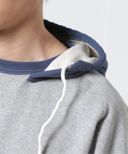 RIDING HIGH（ライディングハイ）の「【RIDAY SUPPLY】レトロ フィット 杢 フーディ パーカー（スウェット・メンズ・アイボリー/グレー・MEDIUM/LARGE）」の11枚目の写真