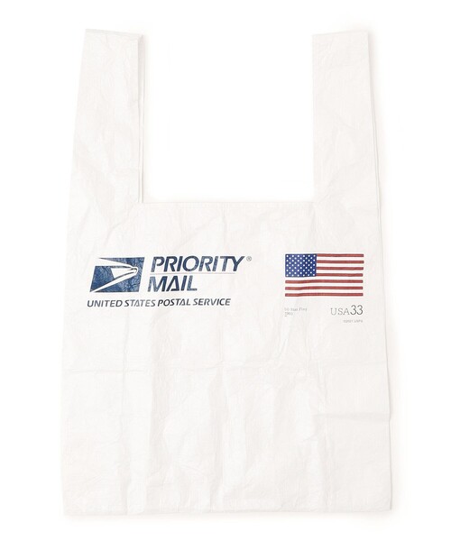 SHIPS any(シップス エニィ)の「USPS: タイベック パッカブル エコ バック L◇(エコバッグ/サブバッグ・メンズ・ホワイト・LARGE)」の5枚目の写真