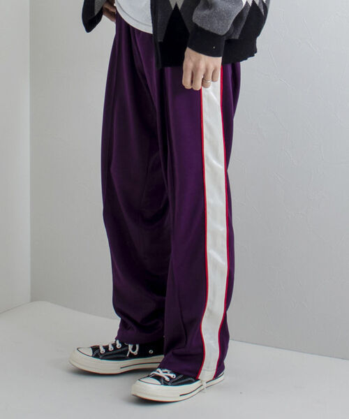 GLOSTER（グロスター）の「【GLOSTER/グロスター】サイドライントラックパンツ（その他パンツ・メンズ・ブラック/パープル/レッド・MEDIUM/LARGE）」の19枚目の写真