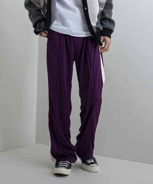 GLOSTER（グロスター）の「【GLOSTER/グロスター】サイドライントラックパンツ（その他パンツ・メンズ・ブラック/パープル/レッド・MEDIUM/LARGE）」の15枚目の写真