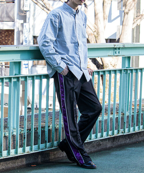 GLOSTER（グロスター）の「【GLOSTER/グロスター】サイドライントラックパンツ（その他パンツ・メンズ・ブラック/パープル/レッド・MEDIUM/LARGE）」の6枚目の写真