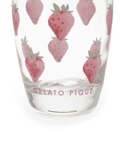 gelato pique - ジェラートピケ　ベア・ストロベリーモチーフグラス・ボウルセット gelato pique - ジェラートピケ ベア・ストロベリーモチーフ