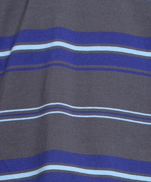 coen（コーエン）の「マルチワイドボーダーロングスリーブTシャツ（Tシャツ/カットソー・メンズ・ダークグリーン/ネイビー/ダークグレー・LARGE/SMALL/MEDIUM/X-LARGE）」の12枚目の写真
