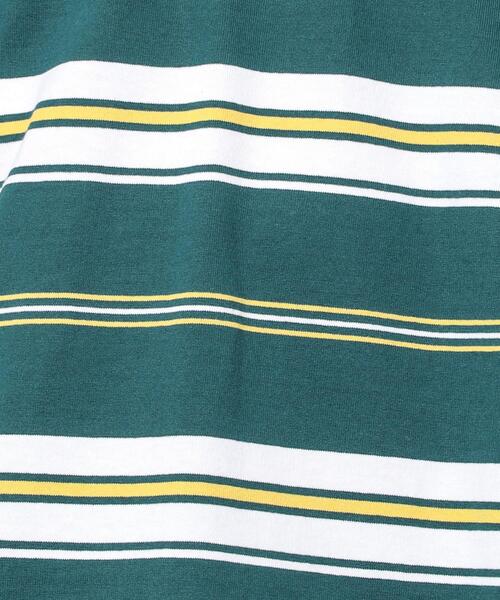 coen（コーエン）の「マルチワイドボーダーロングスリーブTシャツ（Tシャツ/カットソー・メンズ・ダークグリーン/ネイビー/ダークグレー・LARGE/SMALL/MEDIUM/X-LARGE）」の13枚目の写真