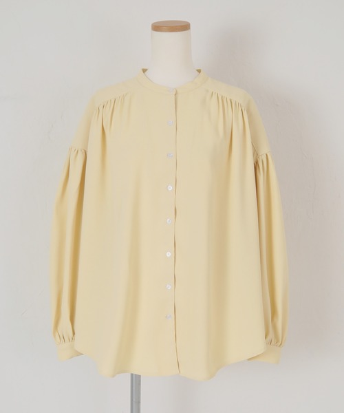 titivate（ティティベイト）の「ﾃﾞｻﾞｲﾝつけ襟付ﾌﾞﾗｳｽ（シャツ/ブラウス・レディース・オフホワイト/イエロー/ブラック・XS/S/M）」の21枚目の写真