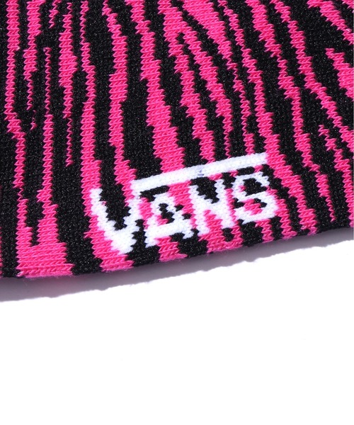 VANS(バンズ)の「VANS/ヴァンズ M Tiger SKS ソックス トラ柄 ブランドロゴ(ソックス/靴下・メンズ・ホワイト/ピンク・M/S)」の5枚目の写真