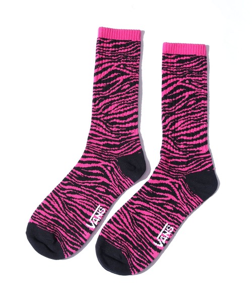 VANS(バンズ)の「VANS/ヴァンズ M Tiger SKS ソックス トラ柄 ブランドロゴ(ソックス/靴下・メンズ・ホワイト/ピンク・M/S)」の13枚目の写真