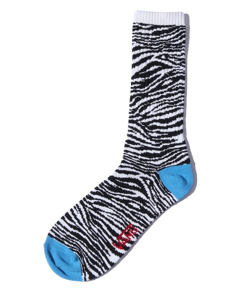 VANS(バンズ)の「VANS/ヴァンズ M Tiger SKS ソックス トラ柄 ブランドロゴ(ソックス/靴下・メンズ・ホワイト/ピンク・M/S)」の12枚目の写真