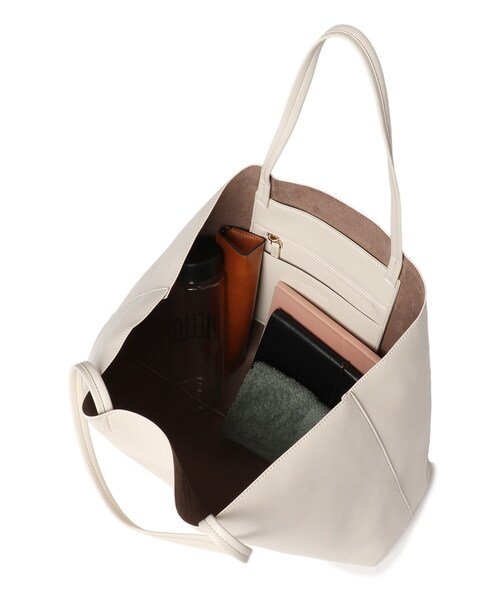 UNTITLED(アンタイトル)の「◆ライトシュリンクトート(トートバッグ・レディース・ブラック/ナチュラル・00)」の5枚目の写真