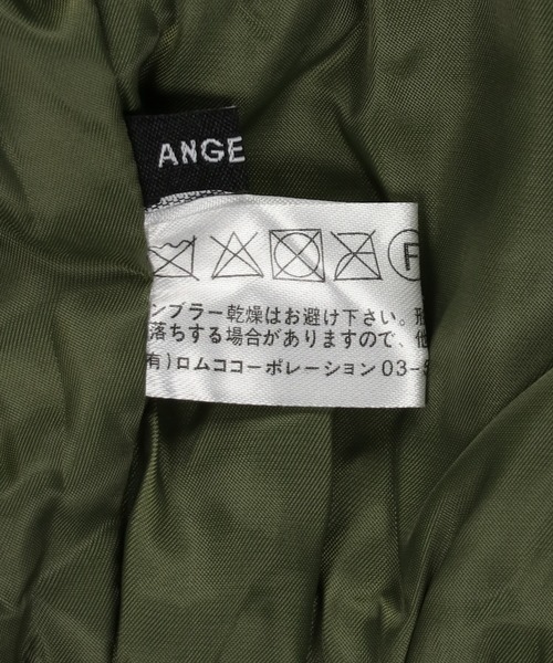 SPINNS(スピンズ)の「ショート丈 MA-1ジャケット(MA-1・レディース・カーキ/ブラック・ONESIZE)」の7枚目の写真