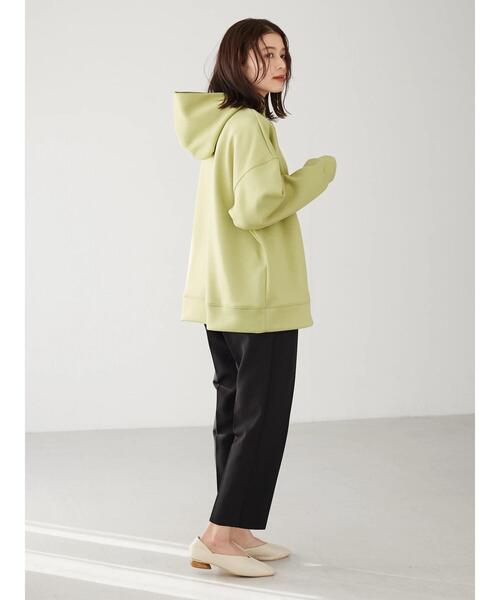 ELENCARE DUE（エレンカーレデュエ）の「・ELENCARE DUE ハーフZIPパーカー＊（パーカー・レディース・イエロー/グリーン/ブラック/オフホワイト・FREE）」の12枚目の写真