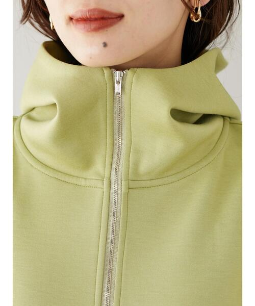 ELENCARE DUE（エレンカーレデュエ）の「・ELENCARE DUE ハーフZIPパーカー＊（パーカー・レディース・イエロー/グリーン/ブラック/オフホワイト・FREE）」の14枚目の写真