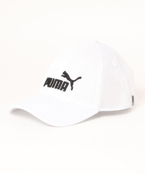 PUMA（プーマ）の「PUMA プーマ キッズ トレーニング メッシュ キャップ（キャップ・キッズ・ホワイト/ブラック系その他/ブラック/ホワイト系その他/ブルー系その他/ブルー/ネイビー/エメラルド・M）」の2枚目の写真